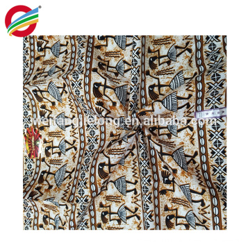 100% coton africain wax wax tissu super batik à vendre